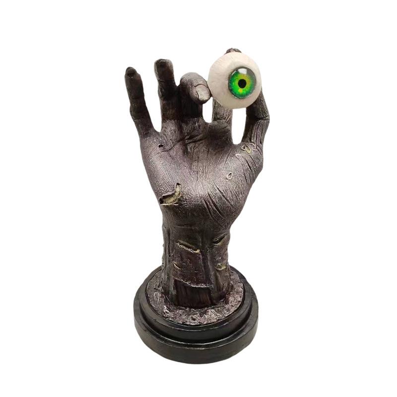 Хэллоуин Смола Украшение Рука и Глаз Некроманта Рука Демона Женская Рука Украшение